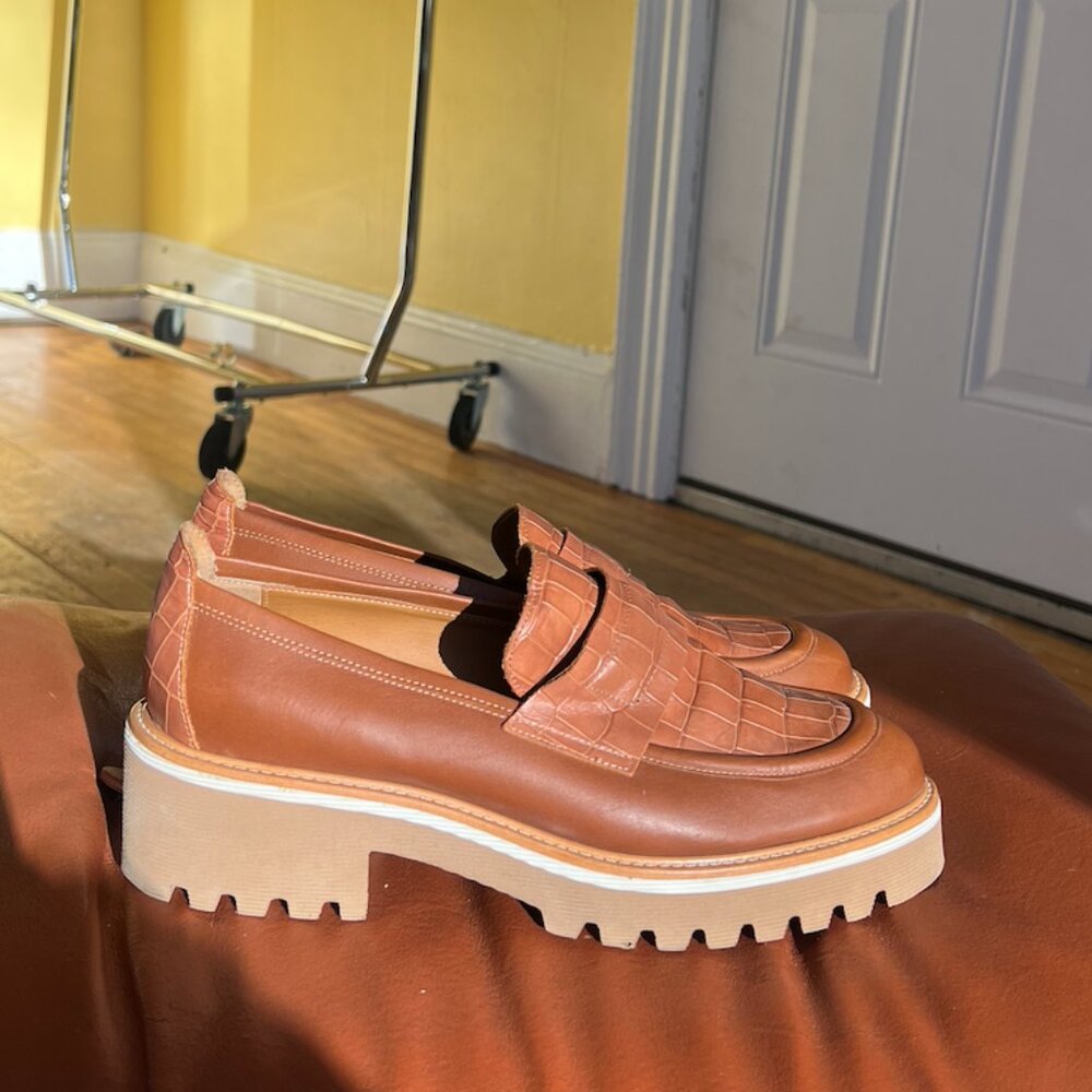 M Gemi Women's Platform Loafers - Size 40